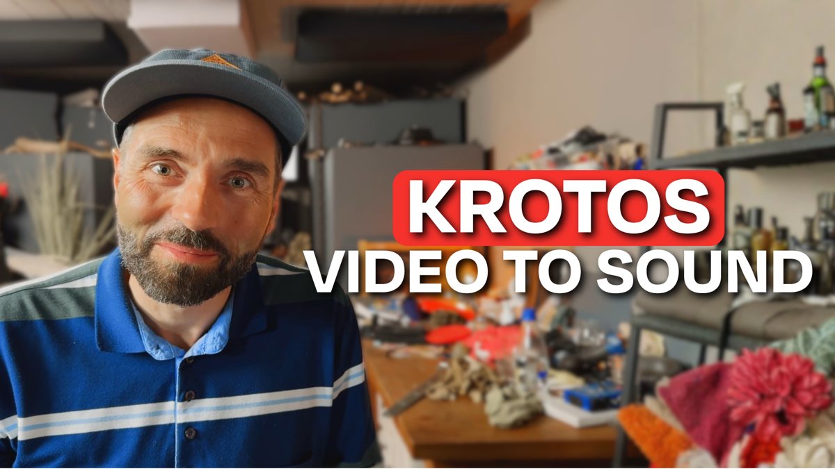 YouTube thumbnail: Krotos Video to Sound