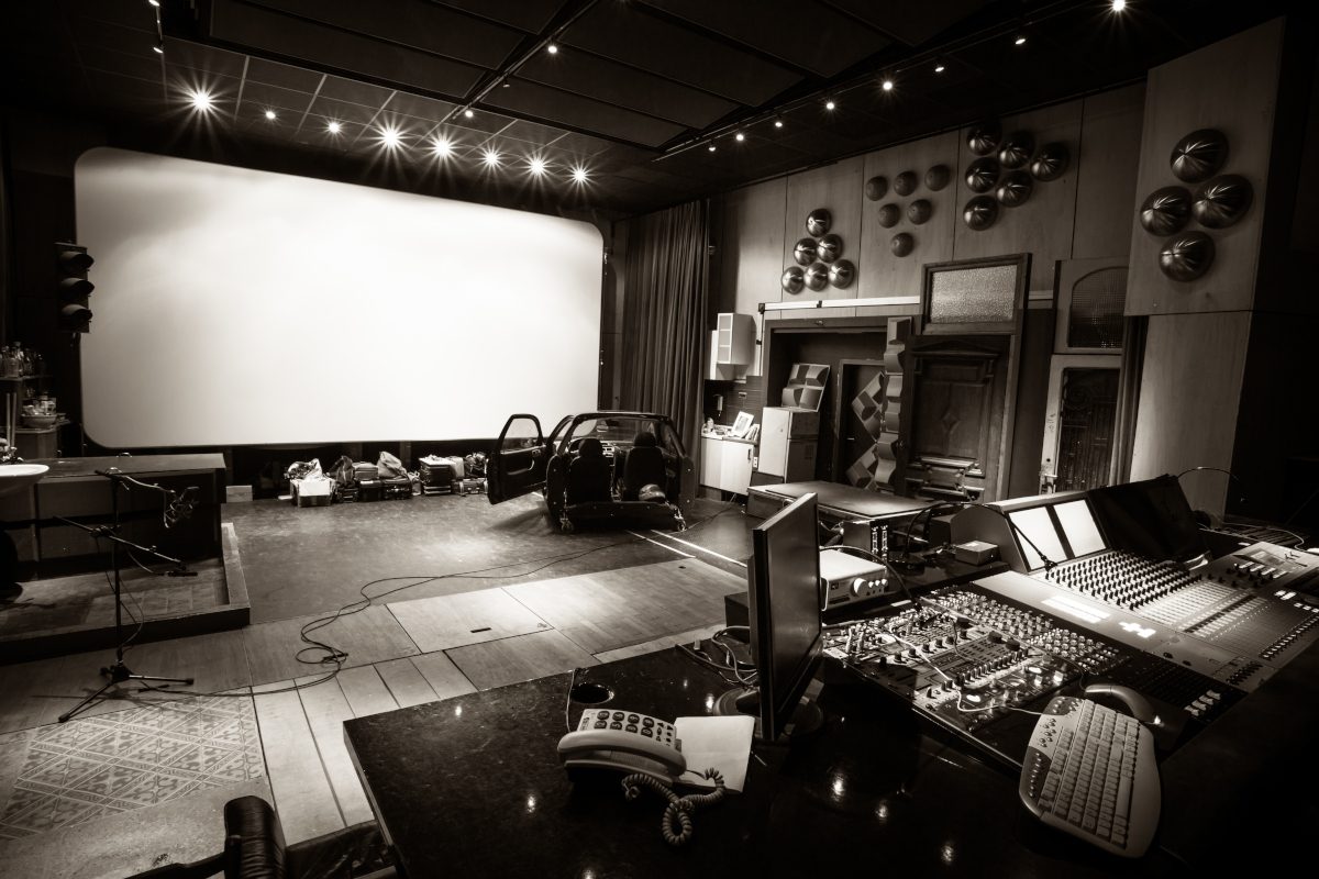 The Foley stage at studio l'Equipe