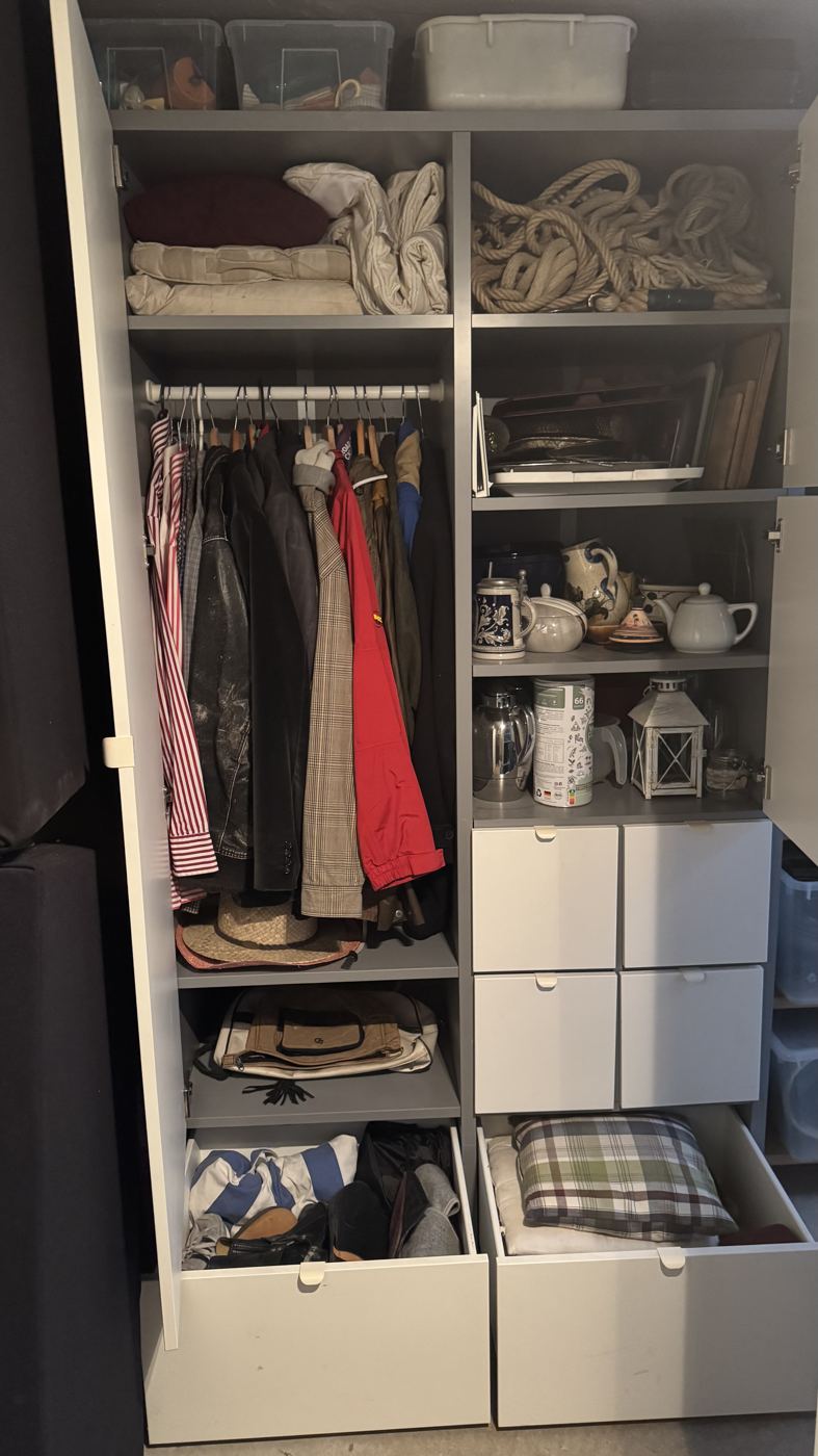 Wardrobe of cloth and costumes